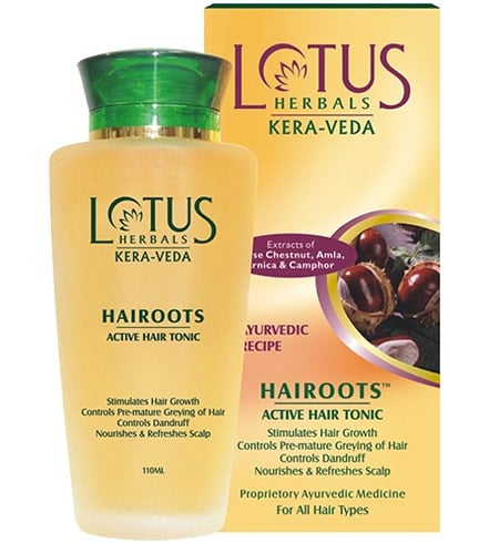 Lotus Herbals Kera-Veda Hairoots Active Herbal Tonic: