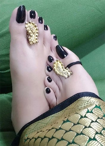 Marathi Style Toe Rings