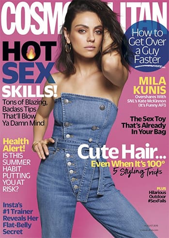 Mila Kunis for Cosmopolitan UK Cover