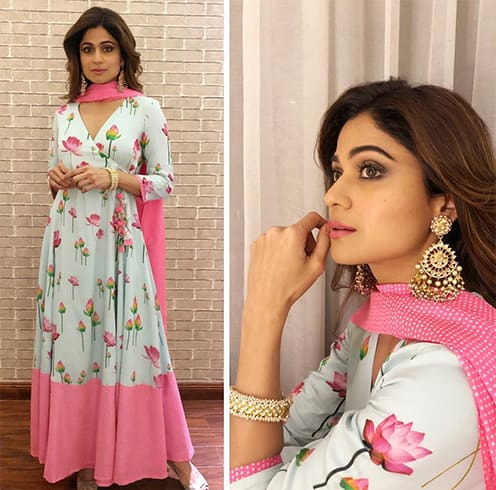 Shamita Shetty Masaba Salwar Suit