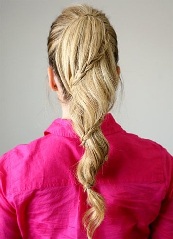 Spiral Cascading Ponytail