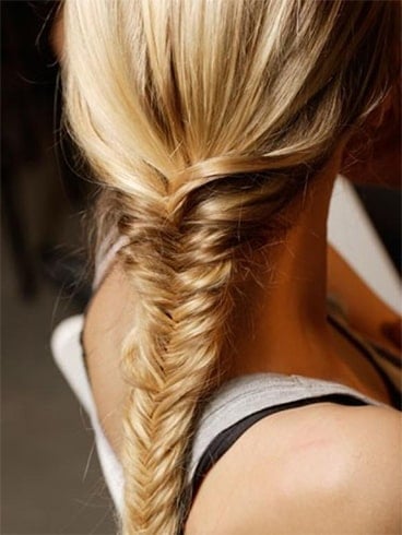 Tight Fishtail Hair