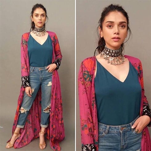 Aditi Rao Indo Western Look