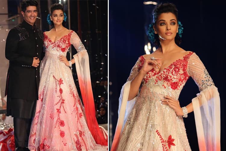 Aishwarya Rai for Manish Malhotra At IFW 2018