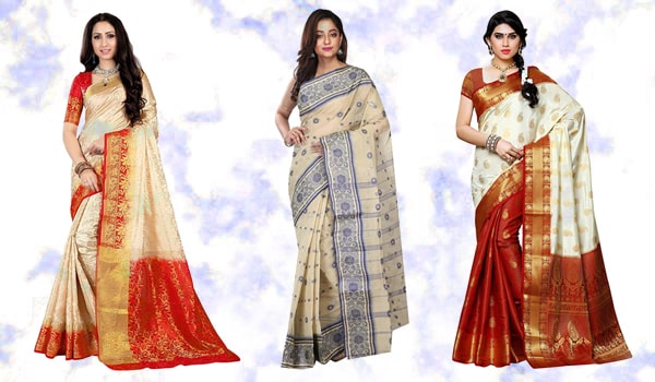 Bengali Sarees for Durga Puja