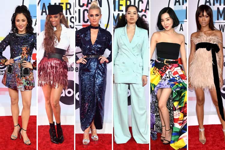 Celebs at 2018 American Music Awards