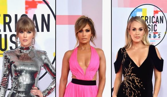 Celebs at American Music Awards 2018