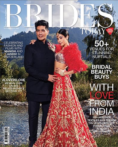 Janhvi Kapoor on Brides Today Cover