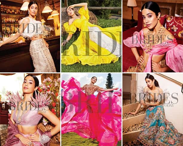 Janhvi Kapoor on Brides Today Photoshoot