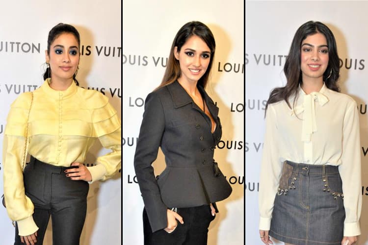 Khushi Janhvi Kapoor And Disha Patani Louis Vuitton Store Launch