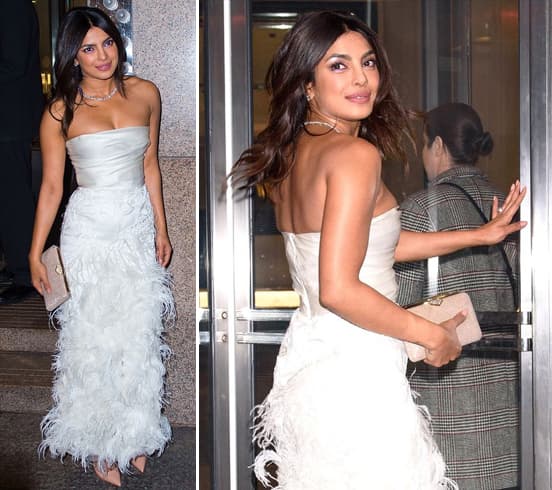 Priyanka Chopra in Marchesa Gown