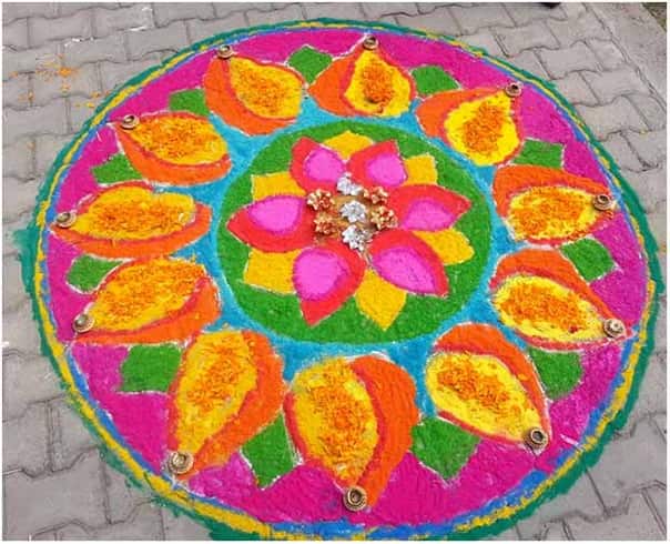 Rangoli for Festival