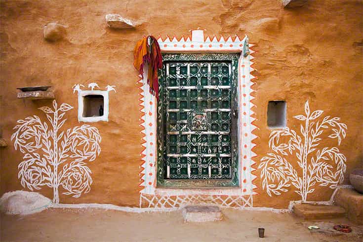 Rangoli on Walls