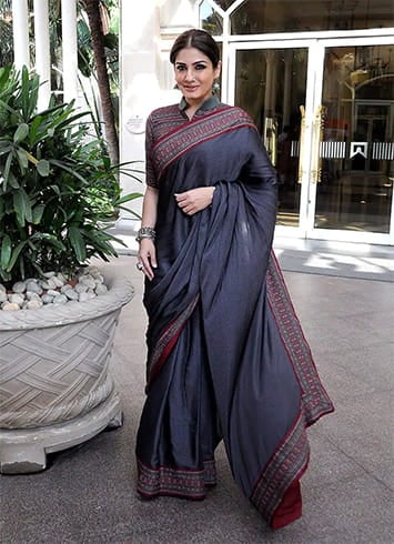 Raveena Tandon in Saree