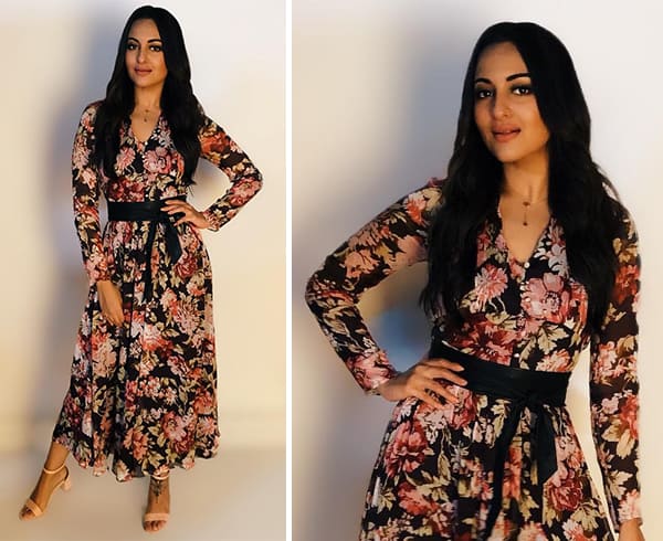 Sonakshi Sinha Massimo Dutti gown