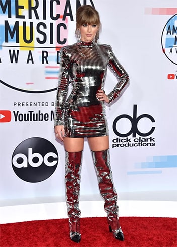 Taylor Swift at American Music Awards 2018