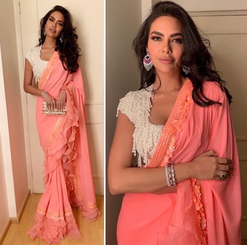 Esha Gupta Diwali Celebrations