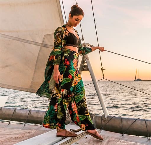 Ileana DCruz in Floral Dress