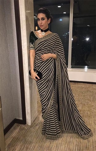 Karisma Kapoor in Sabyasachi saree