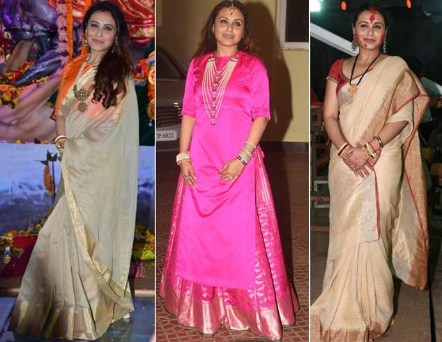 Rani Mukerji Durga Puja