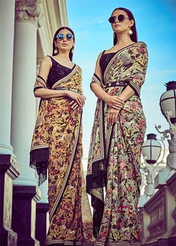 Sabyasachi Floral Sarees