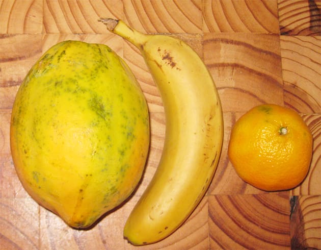 Papaya and Fruits Mask