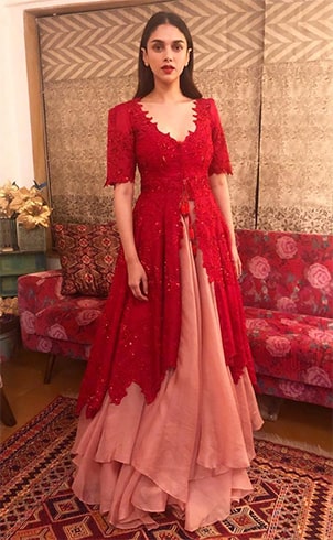 Aditi Rao Hydari at Deepika Ranveer Reception