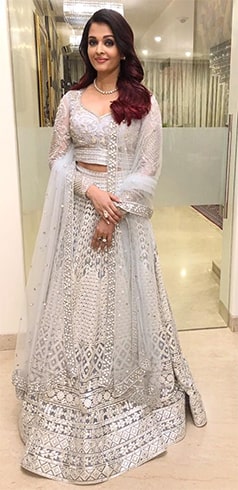 Aishwarya Rai at Deepveer Reception