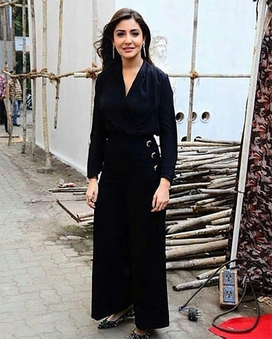 Anushka Sharma Black Dress