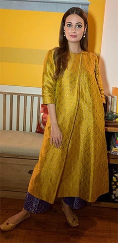 Dia Mirza in Payal Khandwala Outfit