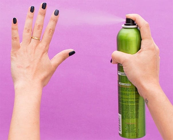 Dry Nail Polish With Spray