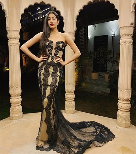 Janhvi Kapoor at Isha Ambani Pre Wedding Celebrations