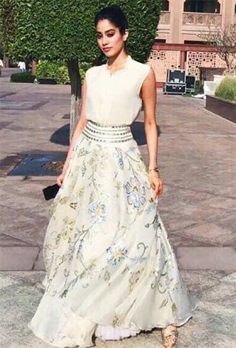 Janhvi Kapoor in Skirt