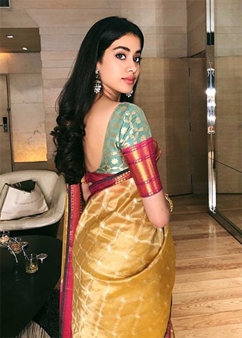 Janhvi Kapoor in Sridevi Saree