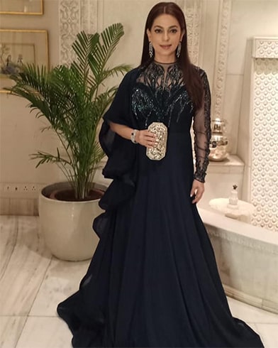 Juhi Chawla at Deepveer Reception