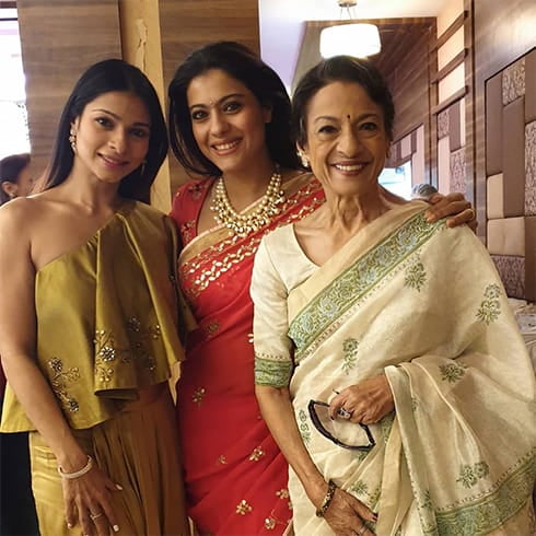 Kajol with Family