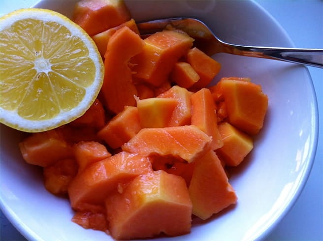 Papaya and Lemon for Skin Brightening