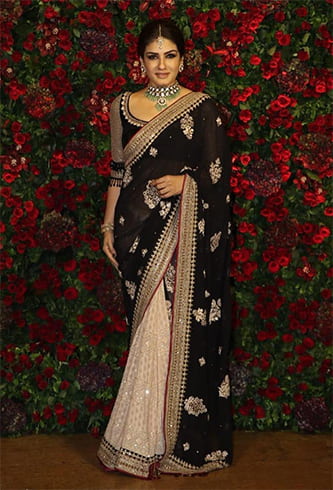 Raveena Tandon at Deepika Ranveer Reception