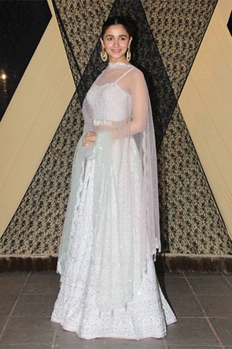 Alia Bhatt at Sakshi Bhatt Wedding