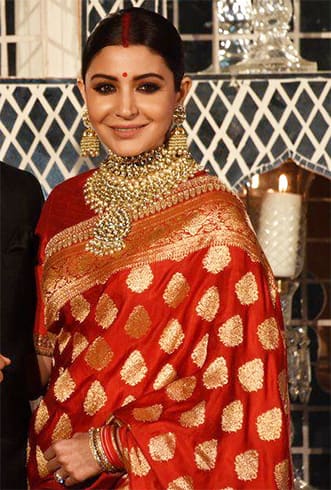 Anushka Sharma Reception Jewellery
