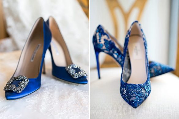 Blue Wedding Shoes