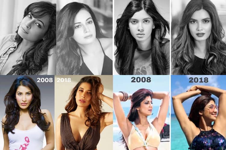 Bollywood Celebrities 10 Year Challenge