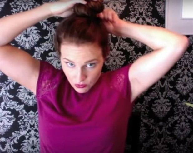 Curls Using Bun
