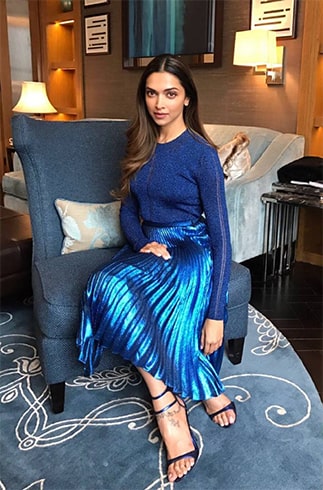 Deepika Padukone Holographic Skirt