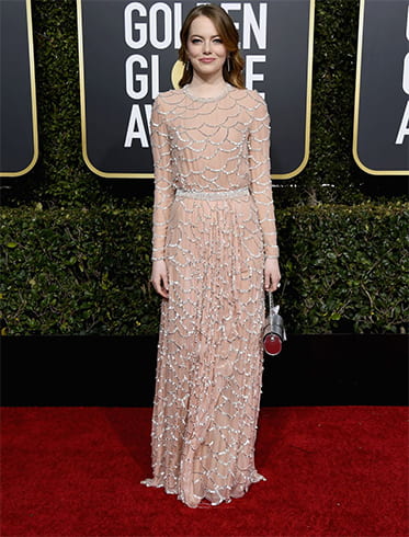 Emma Stone Golden Globe Awards 2019