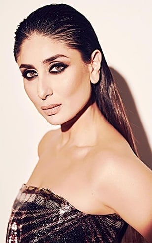 Kareena Kapoor Pulled-Back Sleek Hairdo