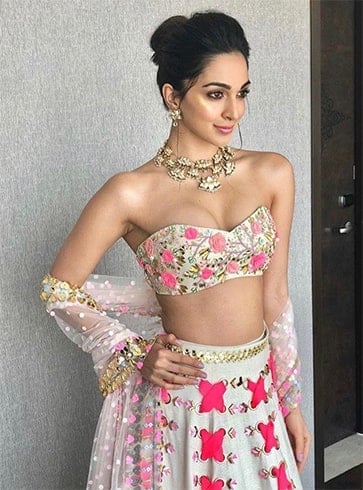 Kiara Advani High Bun