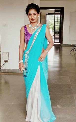 Mithali Raj in Saree