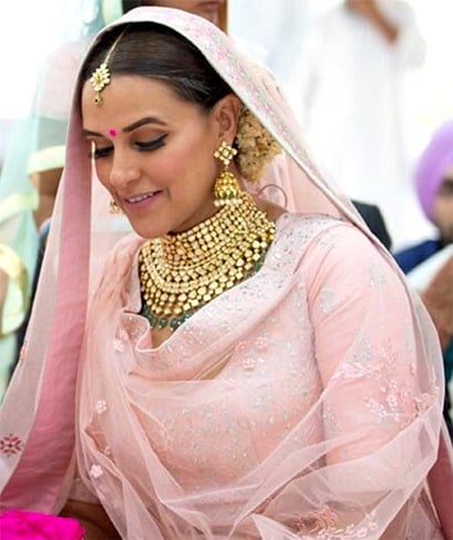 Neha Dhupia Wedding Jewellery