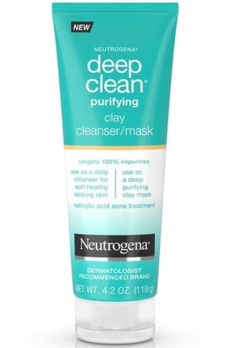 Neutrogena Deep Clean Purifying Clay Cleanser and Mask